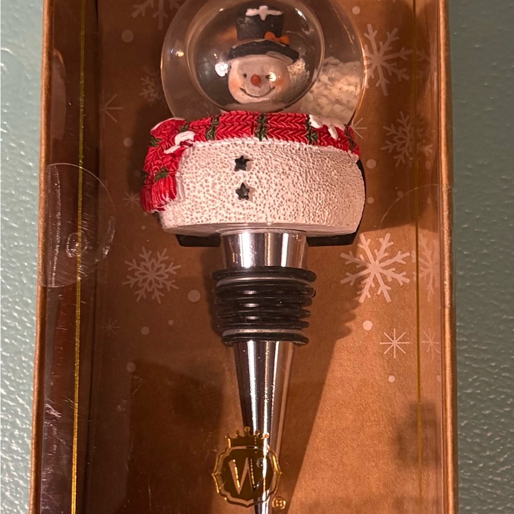 Charming Snowman Wine Stopper